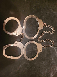 Handcuffs and leg shackles