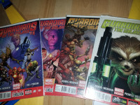 Guardians of the Galaxy comics issue 0,1,2,3