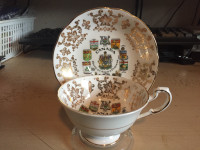 Paragon Quality China CANADA Coats of Arms & Emblems Teacup Set.