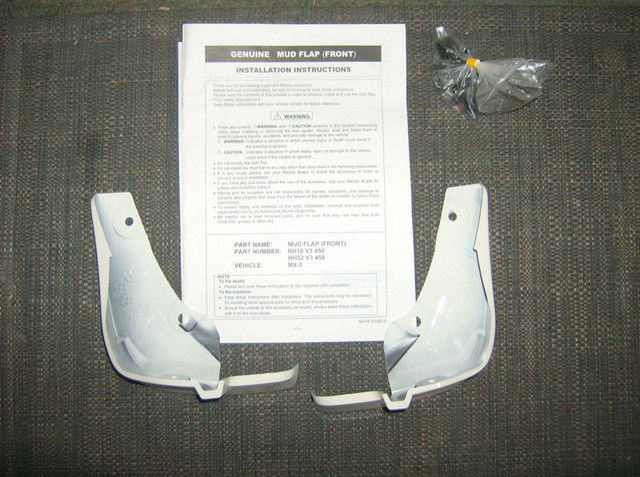 New OEM Miata MX5 Splash Guards Mud Flaps in Other Parts & Accessories in Dartmouth - Image 2