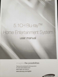 Blu-ray Home Entertainment System