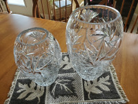 Genuine pinwheel pattern crystal pieces