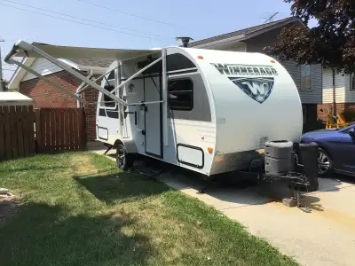 Selling our used 2017 Winnie Minnie Travel Trailer Model WD1780 for $21,500. Trailer has been used 2...