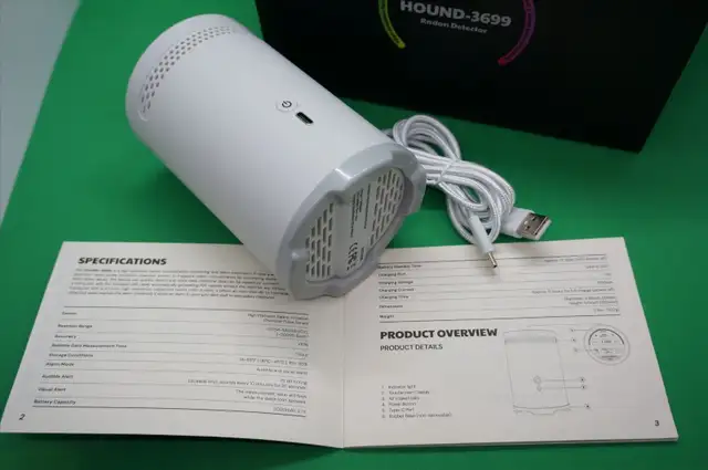 AEG Test HOUND-3699 Radon Detector for Home Safety in General Electronics in Markham / York Region - Image 3