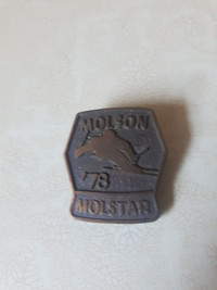Vintage 1978 Molson Beer Molstar '78 Pin