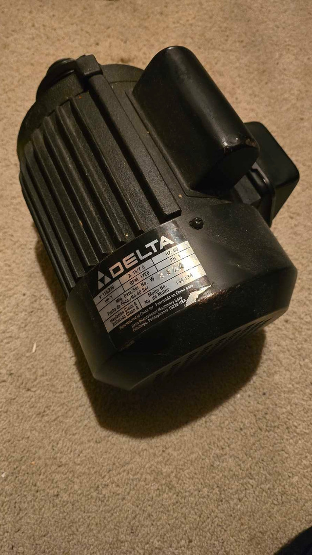 Delta 1 Hp motor 115/230 volt in Power Tools in Oshawa / Durham Region - Image 2