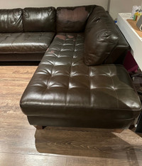 Natuzzi Leather Couch 