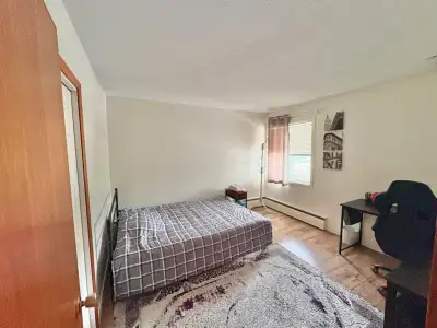 One room is being rented from a two-bedroom apartment. “Looking for one quiet, clean, and respectful...