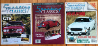 3 magazines Sporting Classics & Auto Restauration