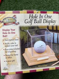 New Hole in One Golf Ball Display Case