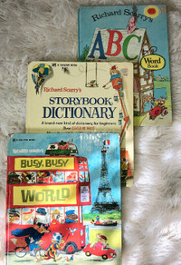 COLLECTOR'S ITEMS 3 HARDCOVER  70S RICHARD SCARRY BOOKS