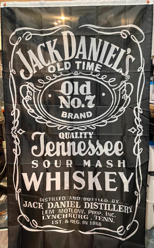 Jack Daniel's - 3' by 5' Banner in Arts & Collectibles in Burnaby/New Westminster