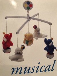 Baby Crib Circus Mobile Musical Toy