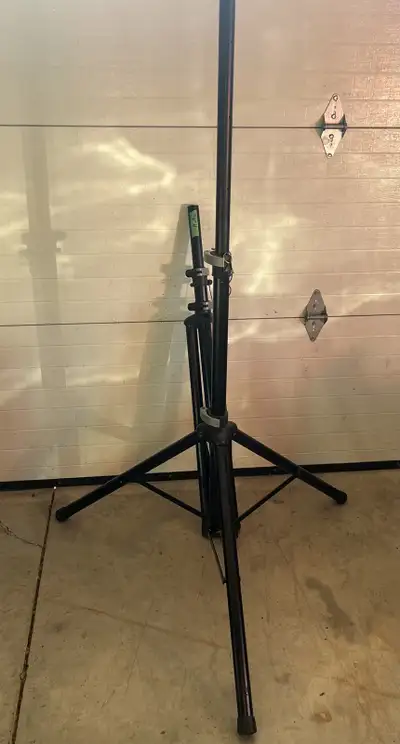 pair K & M Aluminum Speaker Stands in very good condition, View more