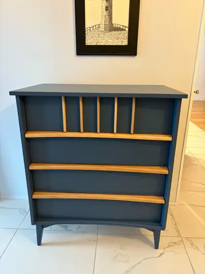 Refinished MCM dresser, View more