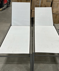 BRAND NEW, SET OF 2 OUTDOOR CHAISE LOUNGERS