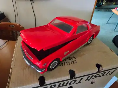 model of 1965 Mustang, used to rewind vcr tapes, with transformer. working condition. Pop open the h...
