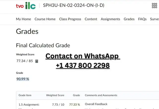 ILC/TVO All Courses and Assignments help available63735896164353121