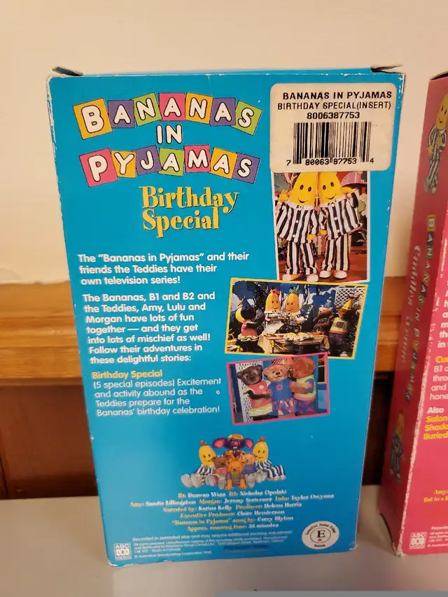Vintage Kids 4PC Lot VHS BANANAS IN PYJAMAS, TELETUBIES, BARNEY, in CDs, DVDs & Blu-ray in St. Catharines - Image 7