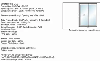 Window and door package Still in crate and stored in heated garage Changed our mind on building a sh...