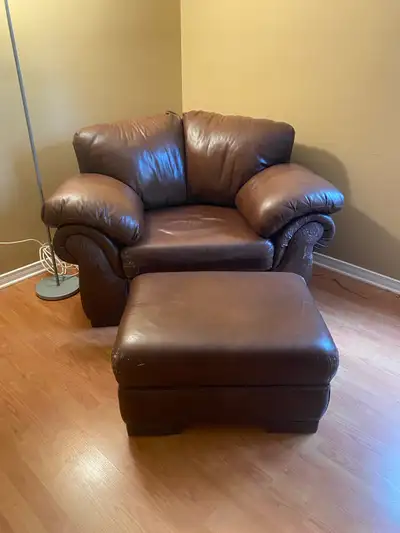 fauteuil avec Ottoman 54.5 x 39.5 x 35.5 (po), View more