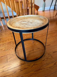 Wood & Metal Coffe Table 