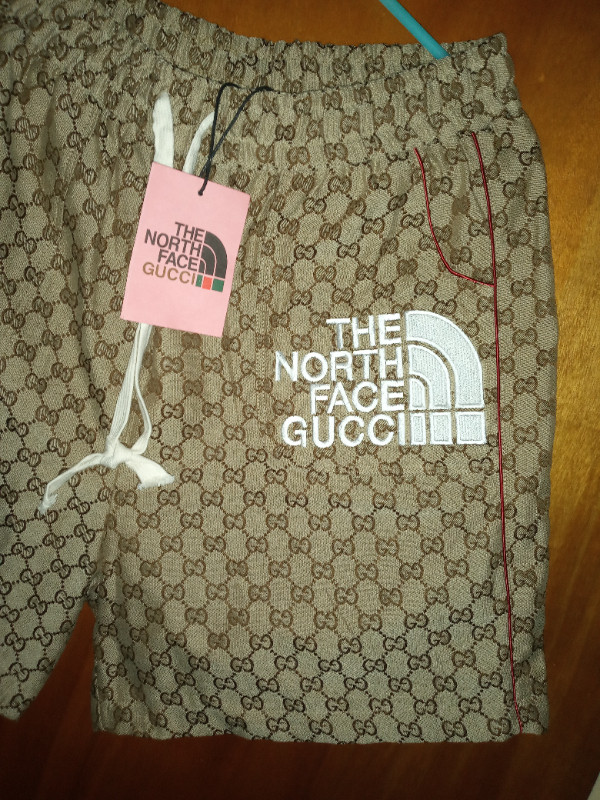 The North Face gucci shorts size large nwt new
