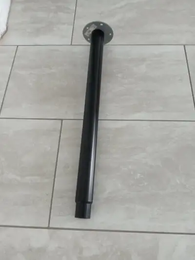 Ikea, 1- OLOV Desk/Table Leg, Adjustable, Black, View more