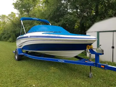 2008 Tahoe Q5i bowrider. Fuel injected 4.3 mercruiser with 220hp, with matching trailer. Perfect boa...