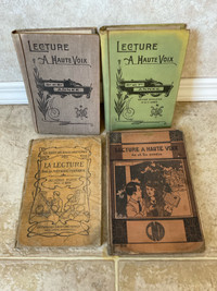 4 Vieux livres scolaires 