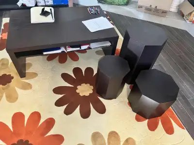 Ensemble Table Basse et Tables d'Appoint, View more