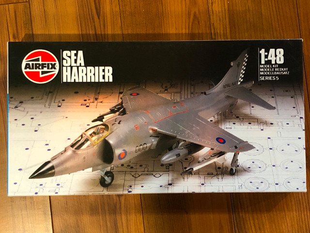 1/48 Sea Harrier, made by Airfix in Hobbies & Crafts in Gatineau