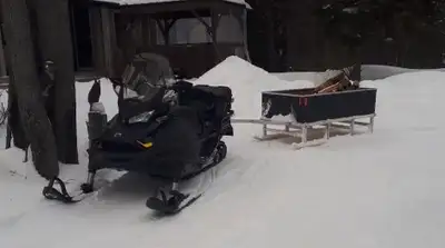 We build fully welded aluminum sleds to pull behind your machines we custom build to what you want w...