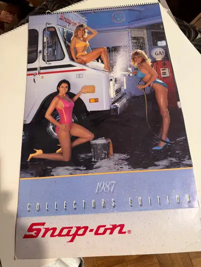 For SNAP ON Tool lovers—Here are a variety of Snap On girlie Collectors Calendars- from 1987, 1990,...