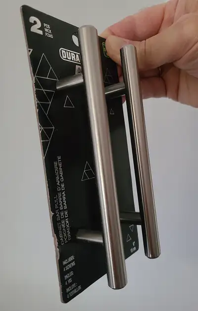 NEW Cabinet handles / bar pull. 150mm /6 in. Steel finish. 20pc, View more