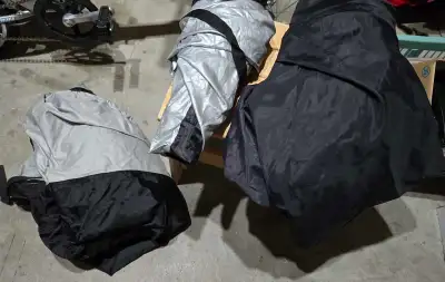 Three motorcycle covers. $20 each or $50 for all 3.