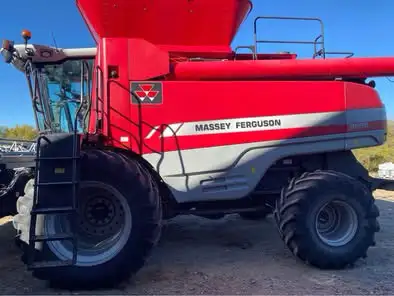 2010 Massey Ferguson 9895 2254 engine hours 1605 separating hours Outback S3 GPS Pick up header incl...
