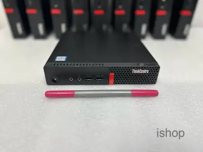 The compact The compact 16GB Lenovo ThinkCentre M910q Tiny i5 256GB SSD desktop computer boasts a fo...