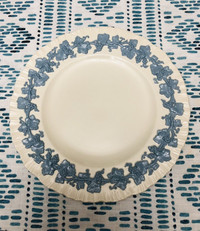Vintage Wedgewood Embossed Queensware Fluted Dining  Plate