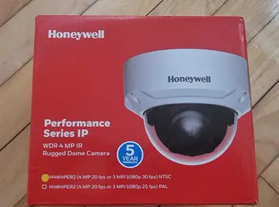 Honeywell Performance Series IP H4W4PER2 Rugged Dome Camera, View more