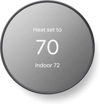 Google Nest Thermostat - Smart Thermostat for Home - Charcoal
