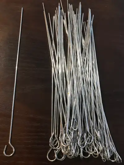 62 brand new stainless STEEL BBQ sticks, View more