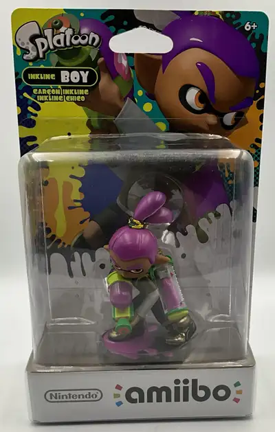 SPLATOON INKLING BOY AMIIBO-SEALED, View more