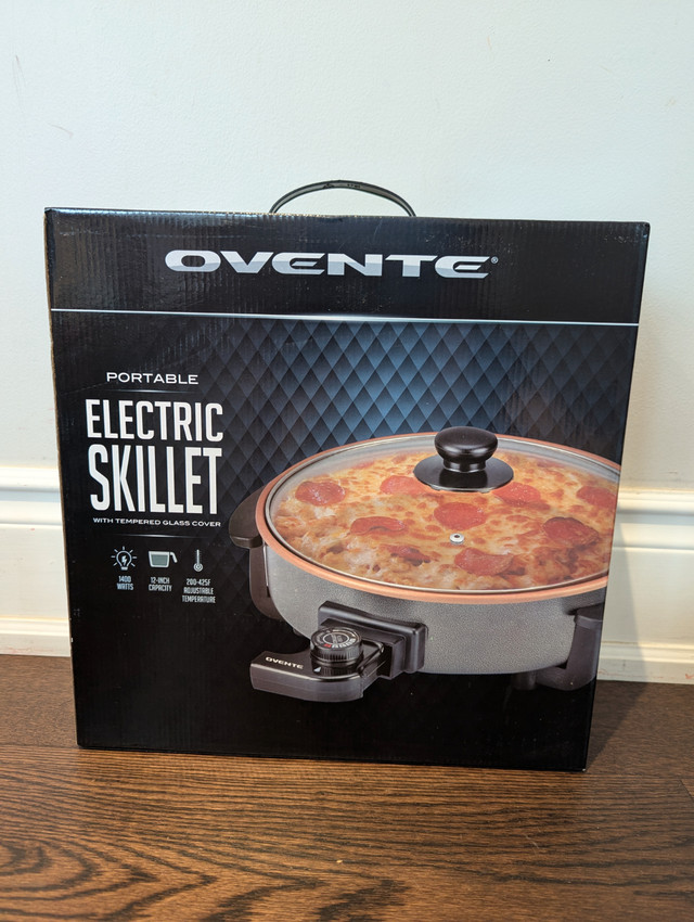 OVENTE SK11112 12 in. Electric Skillet Non-Stick in Kitchen & Dining Wares in City of Toronto