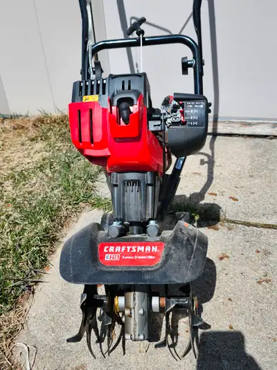 Craftsman C215 roto tiller, View more