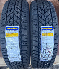 2 x 215/65R16 Goodyear Winter (2 Tires) 
