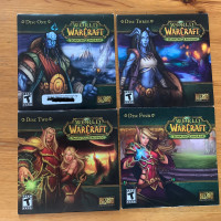 World of WarCraft Expansion - Burning Crusade 4 disc with Key