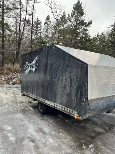 Single axle Ski-Doo trailer for sale. Contact Billy if interested 902-441-8022