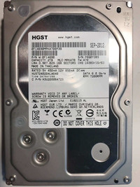 HGST 2TB HD 3.5 inches Internal Hard Drive - SATA - 7200 RPM