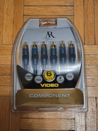 BNIB HDTV Performance Series Video Cable 6ft Gold Plated, View more